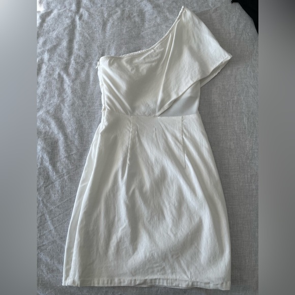 White Superdown Mini Dress - Picture 2 of 3
